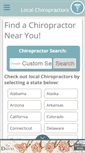 Mobile Screenshot of localchiros.com