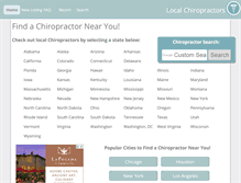 Tablet Screenshot of localchiros.com