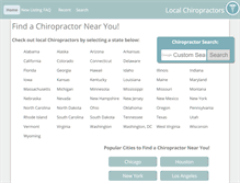 Tablet Screenshot of massachusetts.localchiros.com