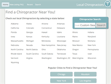 Tablet Screenshot of newyork.localchiros.com