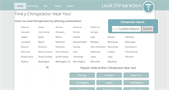 Desktop Screenshot of missouri.localchiros.com