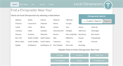 Desktop Screenshot of indiana.localchiros.com