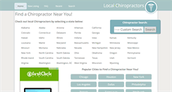 Desktop Screenshot of florida.localchiros.com